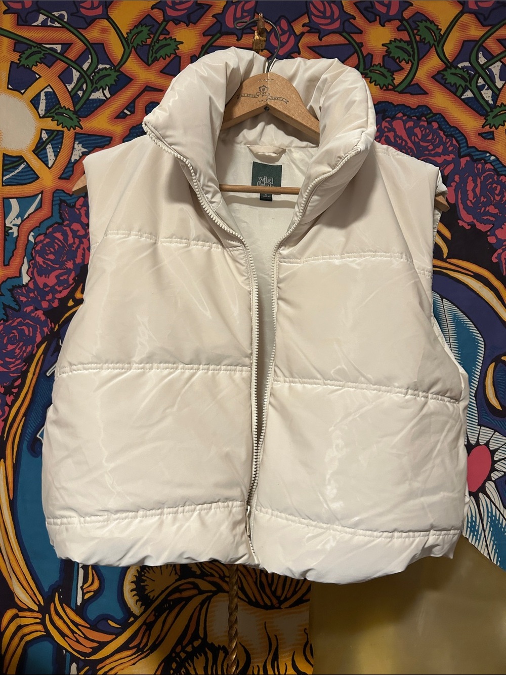 wild fable White Puffer Vest
